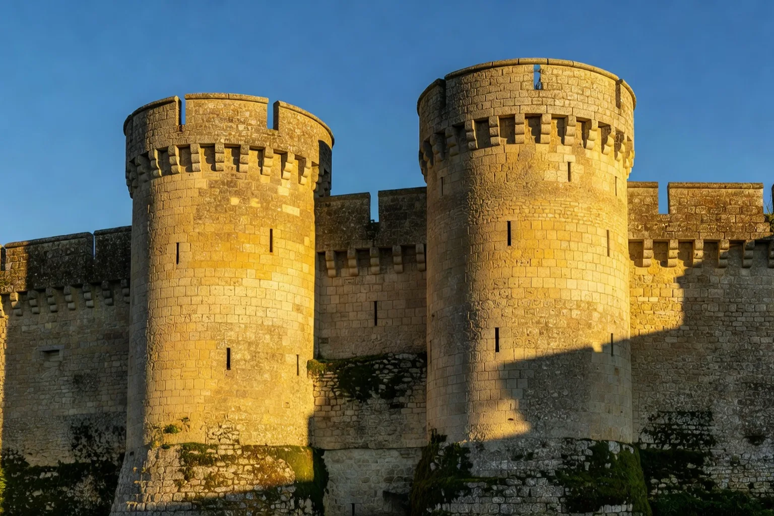 Les tours circulaires du château de Fénelon symbolisant l'architecture fortifiée du Périgord