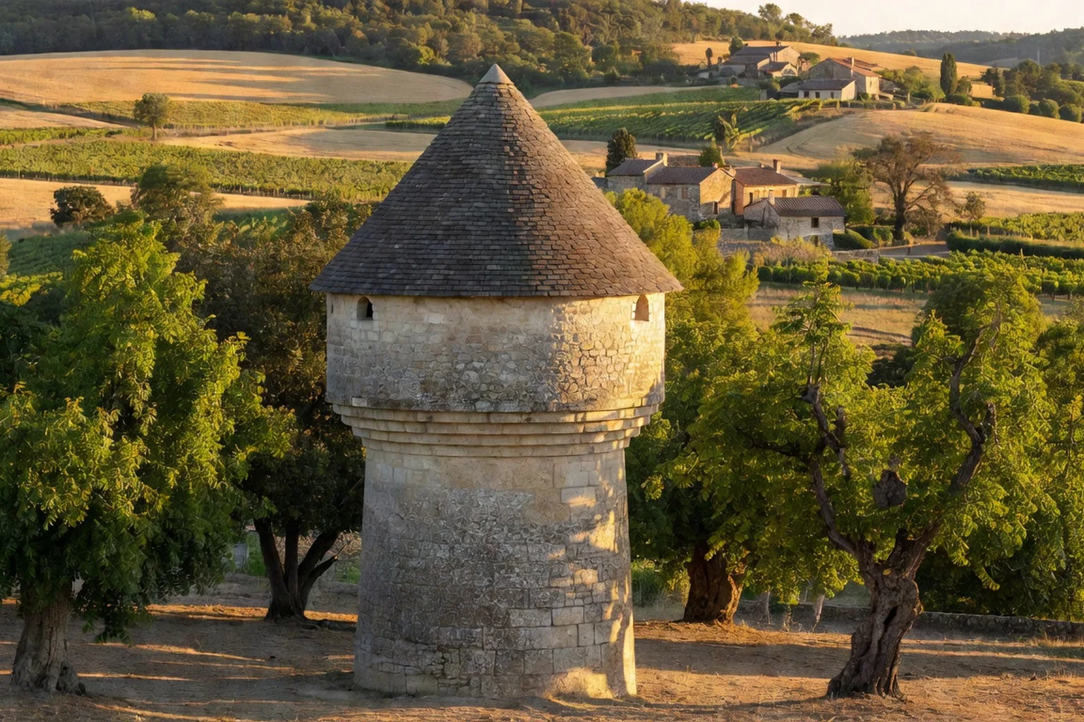 Pigeonnier périgourdin, symbole de l'architecture agricole traditionnelle de la Dordogne