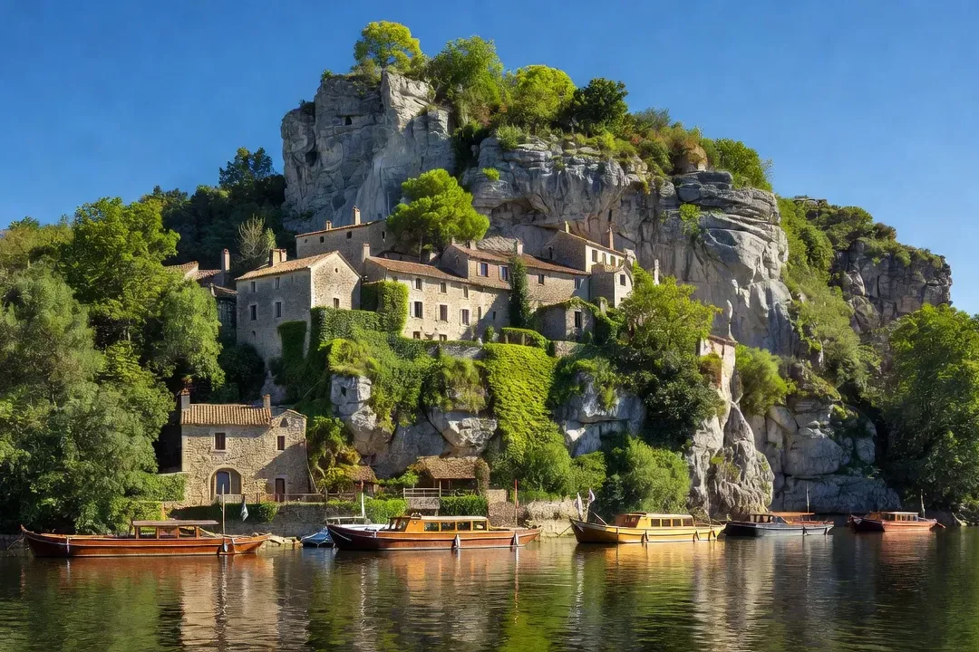 Panorama des villages médiévaux du Périgord Noir : La Roque-Gageac au bord de la Dordogne, Domme sur ses remparts